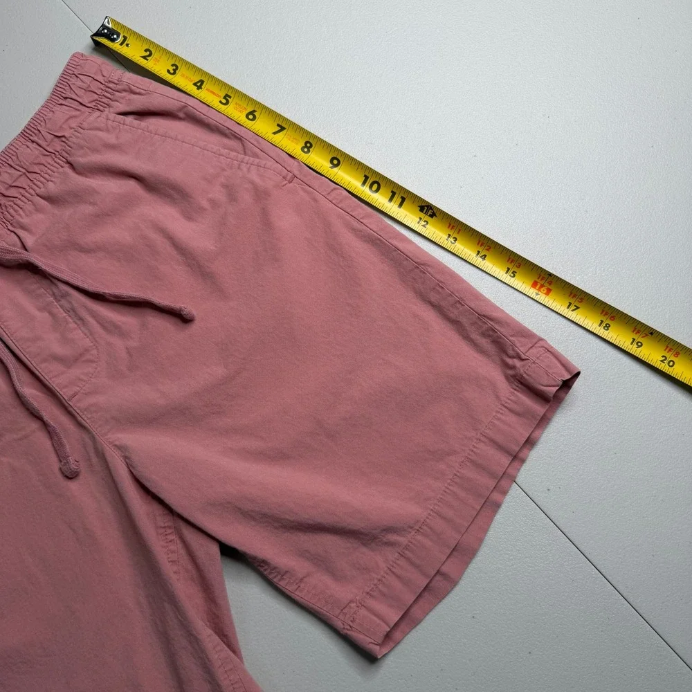Banana Republic Mens Small Pink‎ Elastic Waist Drawstring Cotton Shorts